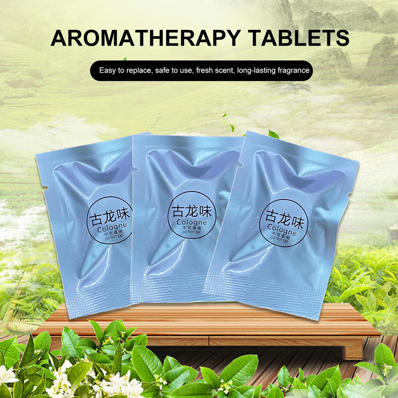 Car Aromatherapy Tablets - 6 Pcs Replacement Pads Air Freshener Refills (D)