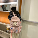 Cute Casual Women Backpacks Large Capacity Casual Daypack Multi Pockets for Girl