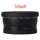 HD 0.45 x 52mm Super Camera Wide Angle Lens with Macro Lens and Carrying Case