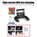 #A USB Solar LED Work Floodlights Waterproof for Camping Lighting with Bracket