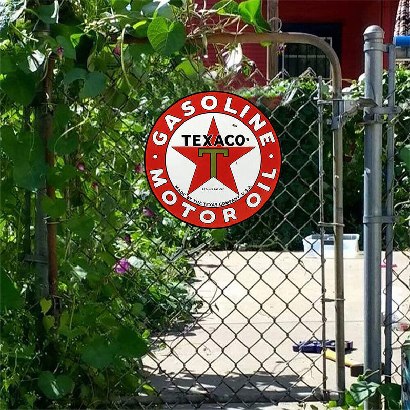 Round Metal Tin Sign Plaque Wall Letters Posters Iron Painting for Bar (3) Newly