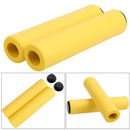 Bike Grips UltraLight Silicone Material Handlebar MTB Bicycle Grip(Yellow)
