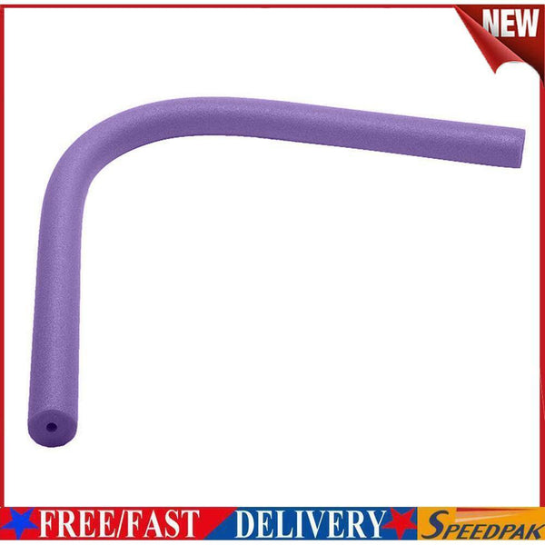 Flexible Learn Swimming Pool Noodle Water Float Floating Aid (Hollow Purple #F