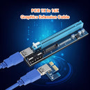 PCI-E Graphics Card Riser 1X to 16X Extension Cable Adapter for GPU Mining