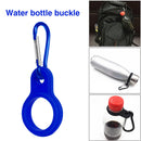 Silicone Sports Kettle Hanging Buckle Outdoor Camp Water Bottle Holder Carabiner