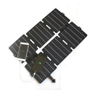 30W 5V/12V 3A ETFE Solar Panel Charger Folding Mobile Phone Mobile Power Charger
