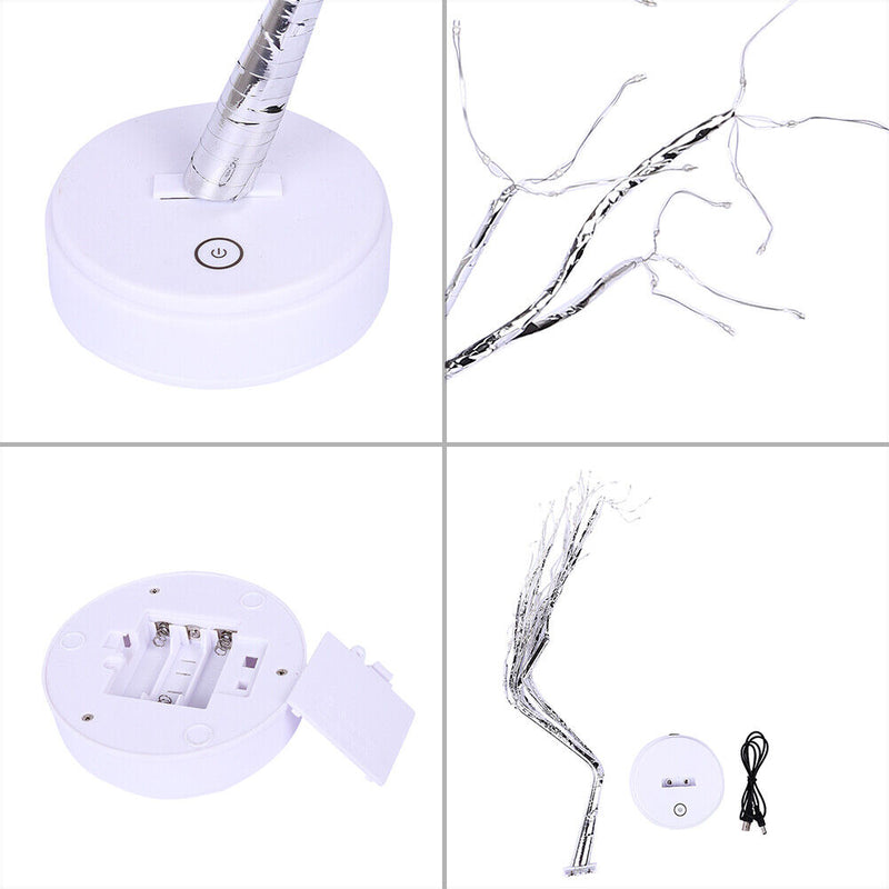USB/Battery Powered 108 LED Night Light Romantic Christmas Tree Fairy Table Lamp