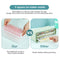 Ice Tray - Ice Cube Tray with Lid and Bin (3 Trays 1 Ice Bucket & Scoop)