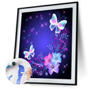 Oil Paint By Numbers Butterfly Coloring Picture Digital Drawing