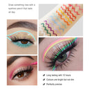 20pcs Colorful Eyeliner Gel Quick Dry Long Lasting Eyes Makeup Waterproof S