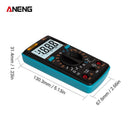 ANENG LCD Digital Multimeter Voltage/Current/Resistance/NCV Meter (Blue)