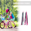 2x Kids Scooter Bike Decor Ribbon Bicycle Handlebar Tassel Streamers (Pink)