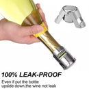 Steel Sparkling Champagne Bottle Sealer Saver Wine Champagne Stopper.