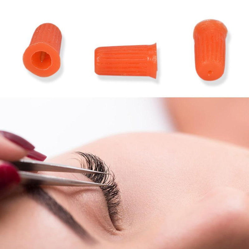 10pcs Eyelash Glue Bottle Plug Blocking Needle Beauty Salon Use for Eyelash