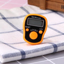 LCD Display Finger Counter LED Luminous Electronic Tally Counter (Orange)