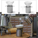 Faltbarer Kaffeefilterbecher Feder Tragbarer Mini-Kaffeefilterhalter C4N0 T2K7