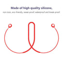 Anti Lost Silicone Earphone Strap for SONY WF-C500 Neck Cable String (Red)