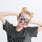 Eyeballs Funny Glasses Cute Party Entertainment Game Prop Blindfold Z2X2 E0H6