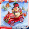 5D DIY Full Drill Diamond Painting Snowman Car Cross Stitch Embroidery Kits