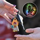 Cartoon Diamond Painting Keychain DIY Luminous Key Ring Pendant (DSK028)