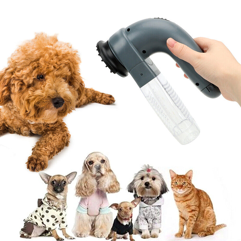 Electric Animals Hair Comb Pet Grooming Brush Suction Device Vacuum Fur Cleaner