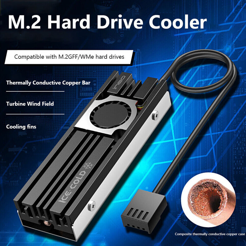 Ineo M.2 SSD Heatsink Cooler M.2 2280 HDD Solid State Disk Radiator Cooling Pad