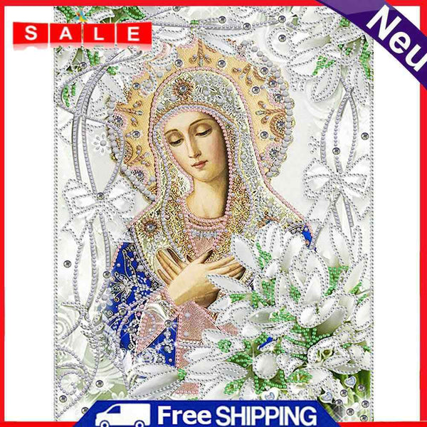 DIY Drawing Craft Flower Goddess Special Shaped Mosaic 5D Diamond Painting Kit
