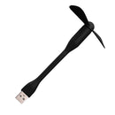 Cooling Mobile Phone Mini USB Fan for Power Bank Notebook Computer (Black) Newly