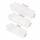 DIY Template Fondant Mold Cupcake Stencil Cake Lace Border Cake Decorating Tool