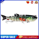 13cm 22g Plastic Lure 8-section Artificial Hard Bait Sea Fishing Tackle (F)