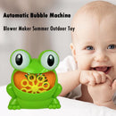 Cute Animal Automatic Bubble Machine Blower Maker Kids Outdoor Toys (Green)