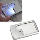 Reading HD Magnifying Glass With LED Light Jewelry Loupe Card Type Magnifiers