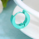 Fashion Ear Cuff for Men Smooth Punk Clip Earrings Men Ear Clips(Green)