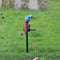 LED Solar Lights Parrot Waterproof Lawn Stakes Lamps Garden Decor (Blue) Newly
