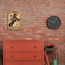 Tin Plates Wall Signs Retro Painting Riding Horse Metal Plate Poster for Bar