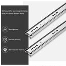16in Ball Bearing Drawer Slides Three Sections Ball Guide Runners Furniture