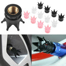 Tire Air Valve Stem Caps Auto Dustproof Caps Air Valve Dust Covers Crown Shape