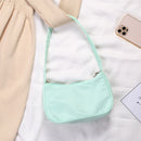 Fashion Women Pure Color Butterfly Chain Underarm Bag Hobos Handbag (Green)