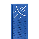 Woodworking Scribe Mark Line Gauge Cross-Out Carpenter Angle Ruler (Blue)