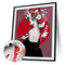Girl with Flower Oil Paint By Number Kit DIY Frameless Drawing Picture for Ad