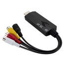 1080P HDTV HDMI to AV RCA Cable Conversion Male to 3RCA AV Composite Female Cord