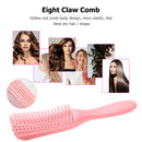 Detangling Hair Scalp Massage Comb Wet Curly Styling Hairbrush (Pink) Newly