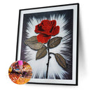 5D Part Drill Round Crystal Diamond Painting Rose Mosaic Kit Picture Drawing Art