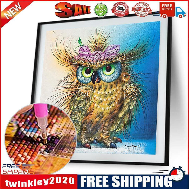 5D DIY Drill Diamond Painting Animal Pattern Cross Stitch Embroidery Crafts