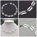 Chocker Men Gothic Rock Biker Hip Hop Barbed Blade Blade Pendant Punk Necklace