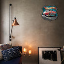 Nomad Car Shield Shape Plate Metal Tin Sign Plaque for Bar Pub Club Cafe