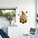 5D DIY Bee Gnome Full Round Drill Diamond Painting Rhinestone Drawing Craft