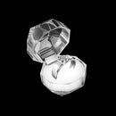 Crystal Acrylic Jewelry Box Ring Organizer Display Case Earring Storage