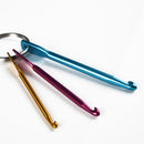 Crafts Tools Mini Multicolour Knitting Needles Crochet Hooks Keychain Aluminum