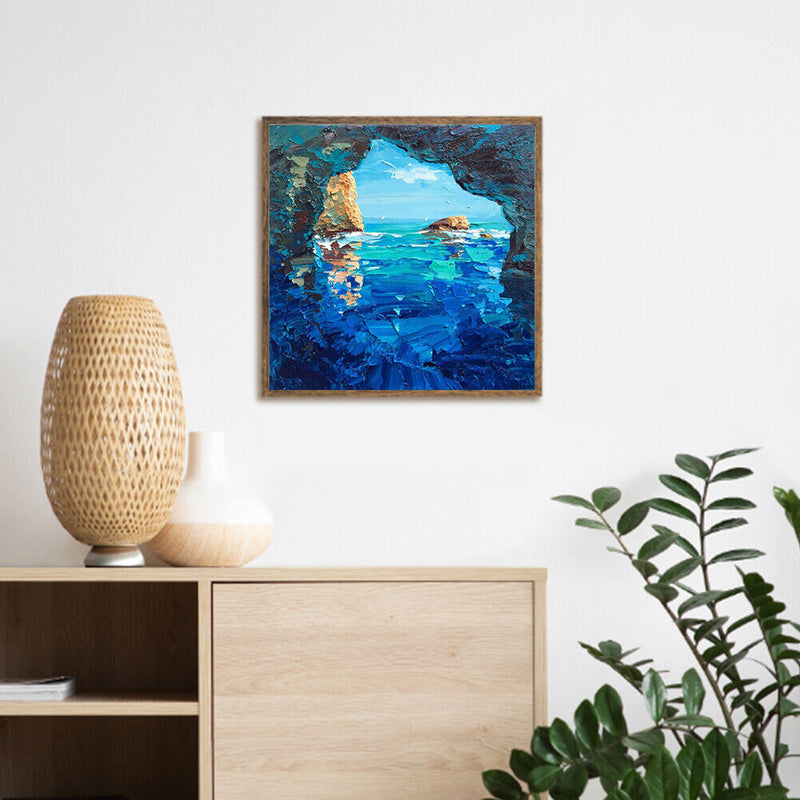 5D DIY Diamond Painting Kits Full Round Drill Oil Paint Sea Mosaic Picture